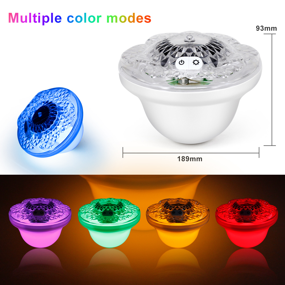 Solar powered LED floating light CT009,
