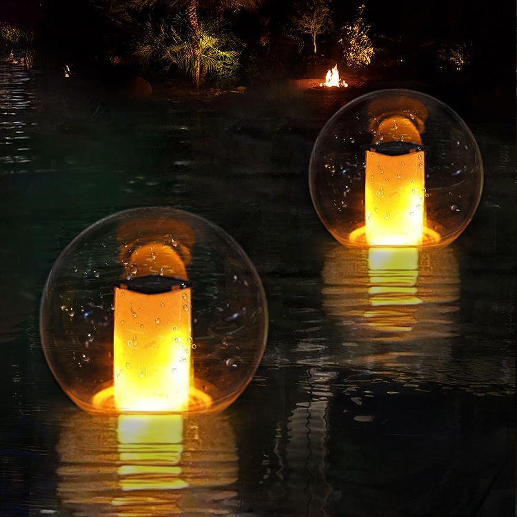 Solar floating torch pool light  CT223