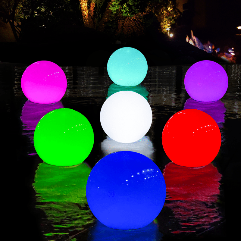 Solar floating multi-color pool light  CT227