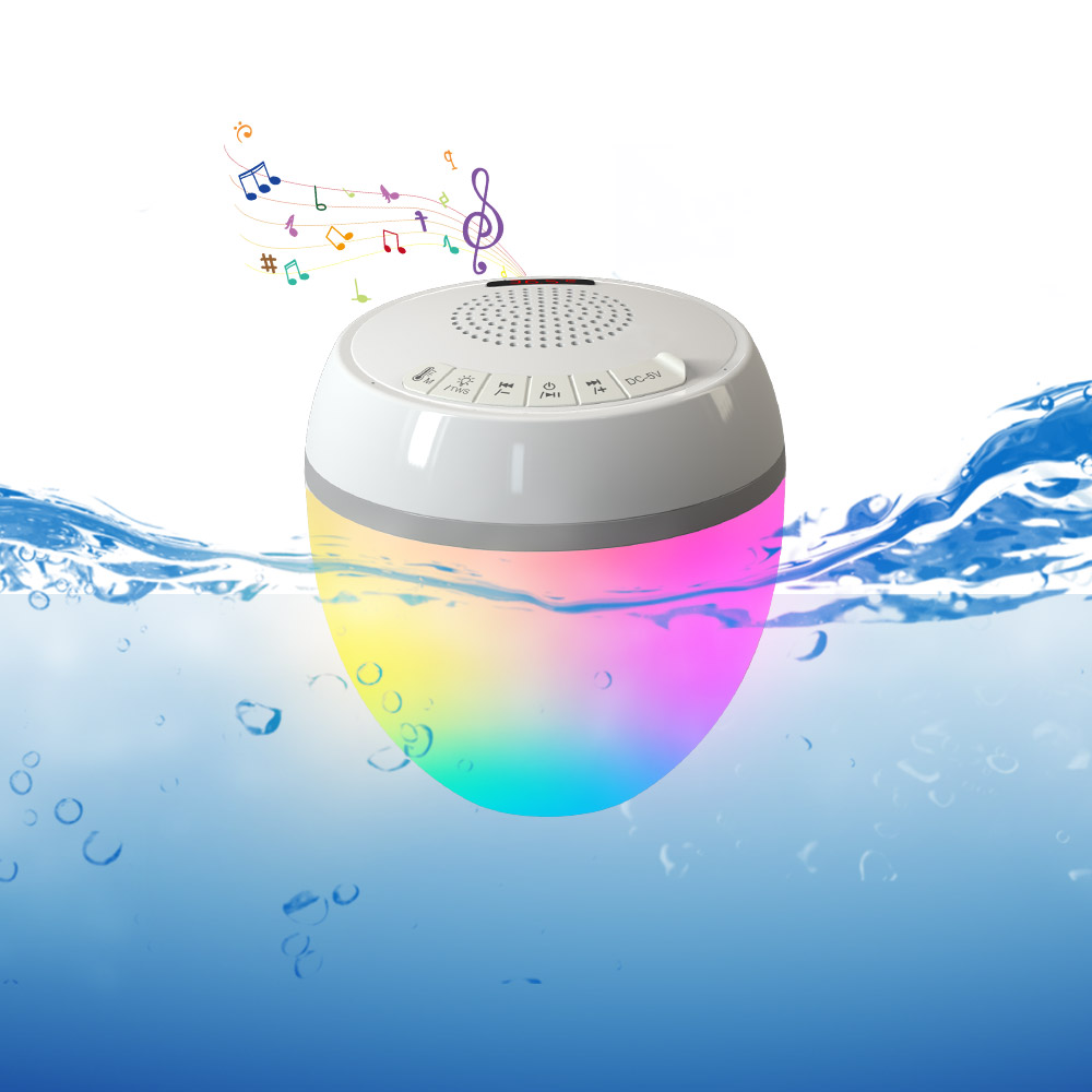 Pool wireless speaker with LED Thermometer  HK703