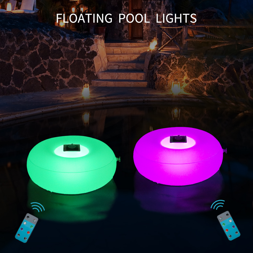 Solar floating inflatable pool lights  CT216