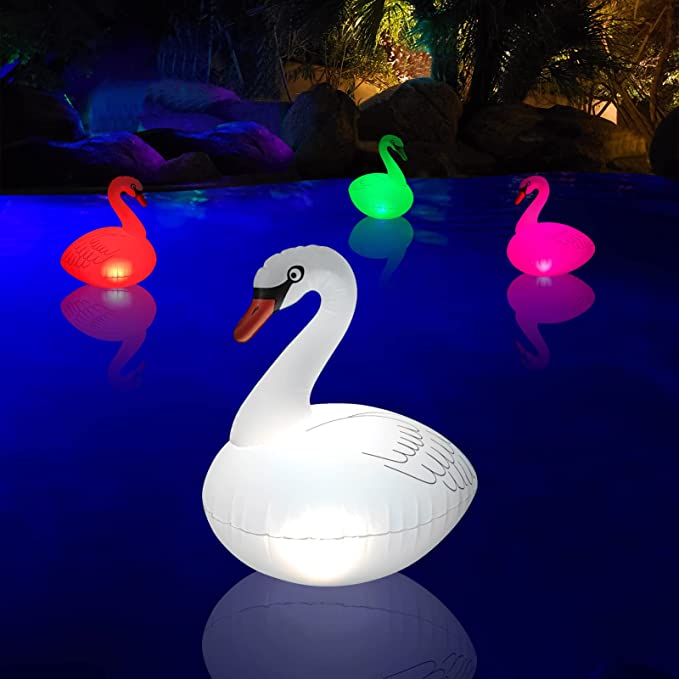 Solar Inflflatable Swan Light  CT212SW