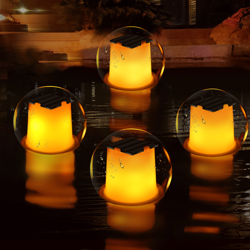 Solar Flame glow ball lights  CT228F