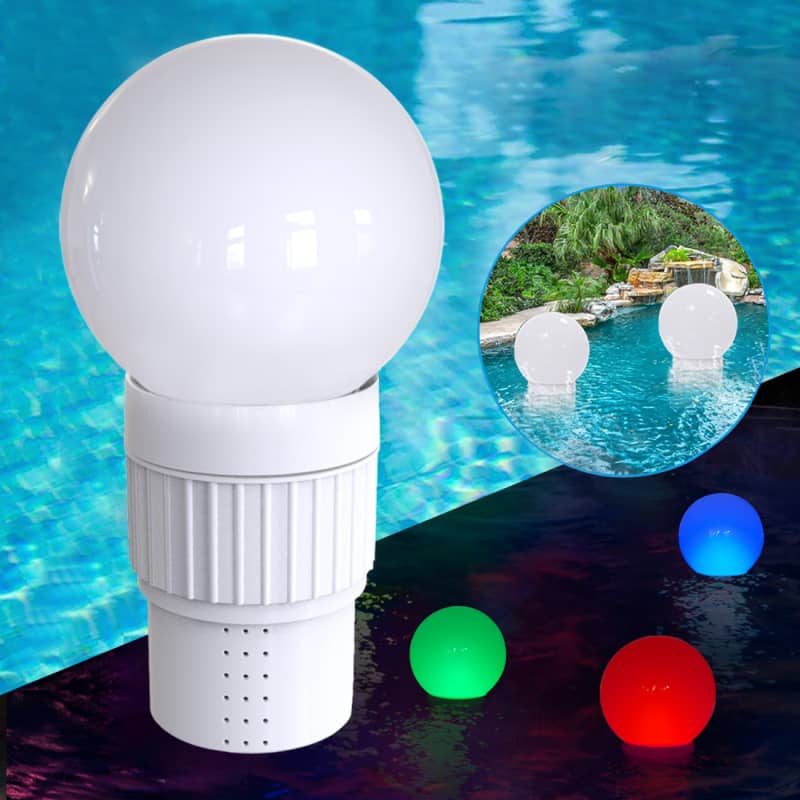 Solar pool chlorine with RGB Light show  CT704S